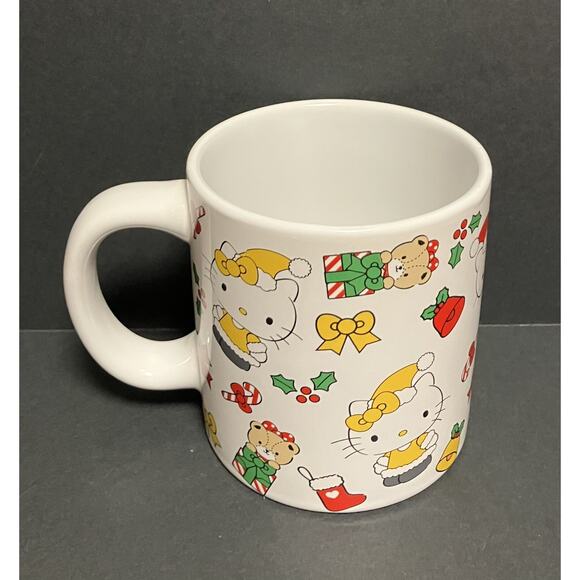 Sanrio Hello Kitty Happy Holidays Christmas Coffee Mug Cup 16 oz. Multicolor - Picture 3 of 8